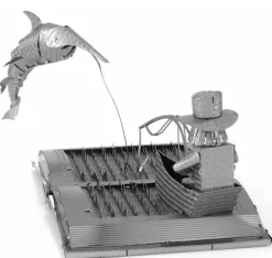Metal Earth 3d Puzzels<De oude man en de zee Boeksculptuur - 3D puzzel