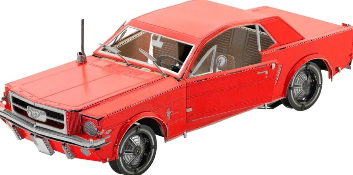 Metal Earth 3d Puzzels<Ford Mustang 1965 Coupé Rood - 3D puzzel