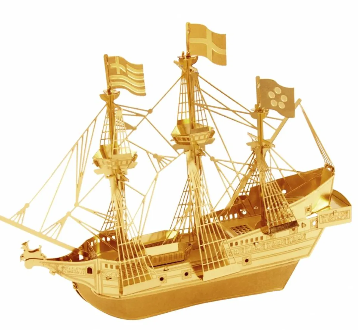 Metal Earth 3d Puzzels<Gouden Driemaster Golden Hind - 3D puzzel