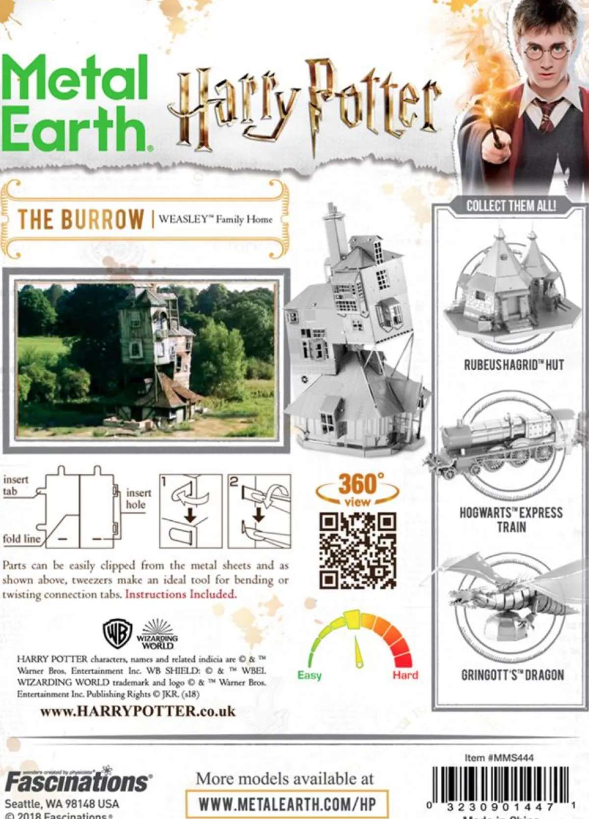 Metal Earth 3d Puzzels<Harry Potter - The Burrow - 3D puzzel
