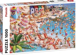 Piatnik Tekening|1000-1499<Het strand - Comic - puzzel van 1000 stukjes