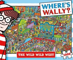 Plenty Gifts Tekening|1000-1499<Waar is Wally - Het Wilde Westen - leg- en zoekpuzzel van 1000 stukjes