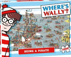 Plenty Gifts Tekening|1000-1499<Waar is Wally - Bij de Piraten - leg- en zoekpuzzel van 1000 stukjes