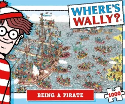 Plenty Gifts Tekening|1000-1499<Waar is Wally - Bij de Piraten - leg- en zoekpuzzel van 1000 stukjes