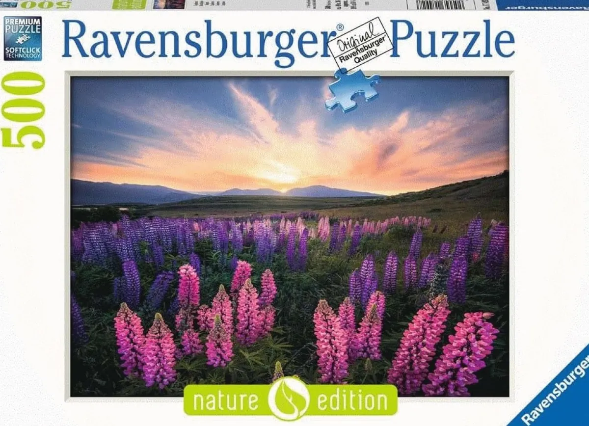 Kinderen Ravensburger Landschappen|Legpuzzels<Lupinen In bloei - puzzel van 500 stukjes