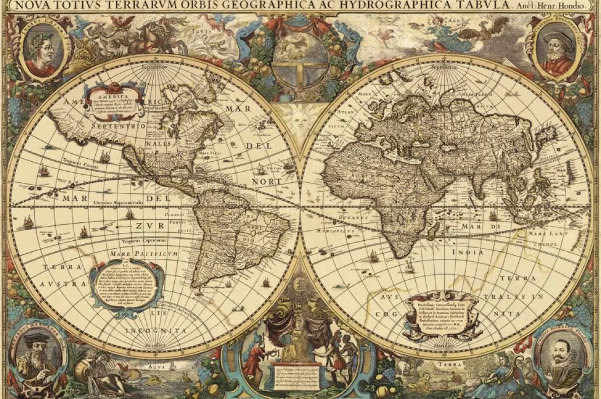 Ravensburger Kunst En Cultuur|Astrologie & Wereldkaarten<Antieke wereldkaart - 5000 stukjes