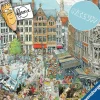 Ravensburger Tekening|Steden En Gebouwen<Antwerpen - Fleroux - puzzel van 1000 stukjes