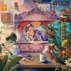 Ravensburger Kunst En Cultuur|500-999<Art&Soul - Romeo & Julia - vierkante puzzel van 750 stukjes