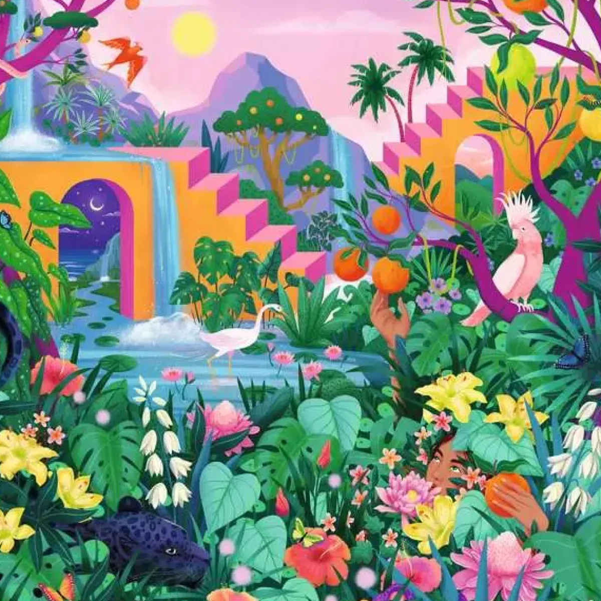 Ravensburger Kunst En Cultuur|500-999<Art&Soul - Wonderlijke Natuur - vierkante puzzel van 750 stukjes
