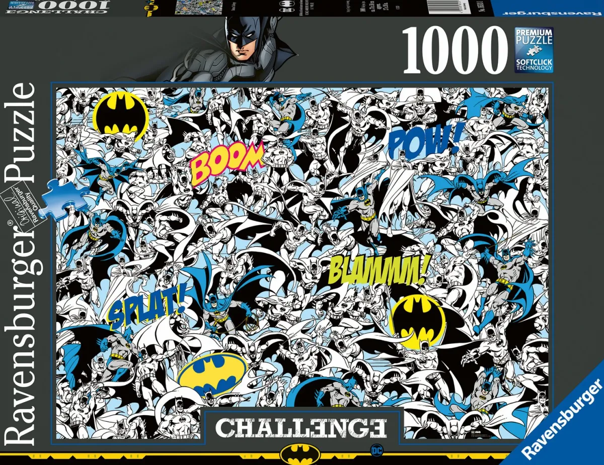 Ravensburger Disney, Pixar, Marvel|1000-1499<Batman - Challenge - puzzel van 1000 stukjes