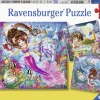 Kinderen Ravensburger Tekening|Legpuzzels<Betoverende zeemeerminnen - 3 puzzels van 49 stukjes
