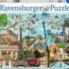 Ravensburger Kunst En Cultuur|Landschappen<Big City Collage - puzzel van 5000 stukjes