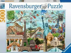 Ravensburger Kunst En Cultuur|Landschappen<Big City Collage - puzzel van 5000 stukjes