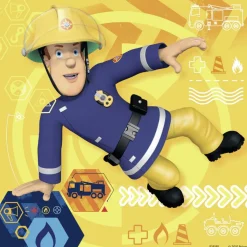Kinderen Ravensburger Disney, Pixar, Marvel|Legpuzzels<Bij gevaar Brandweerman Sam roepen - 3 x 49 stukjes