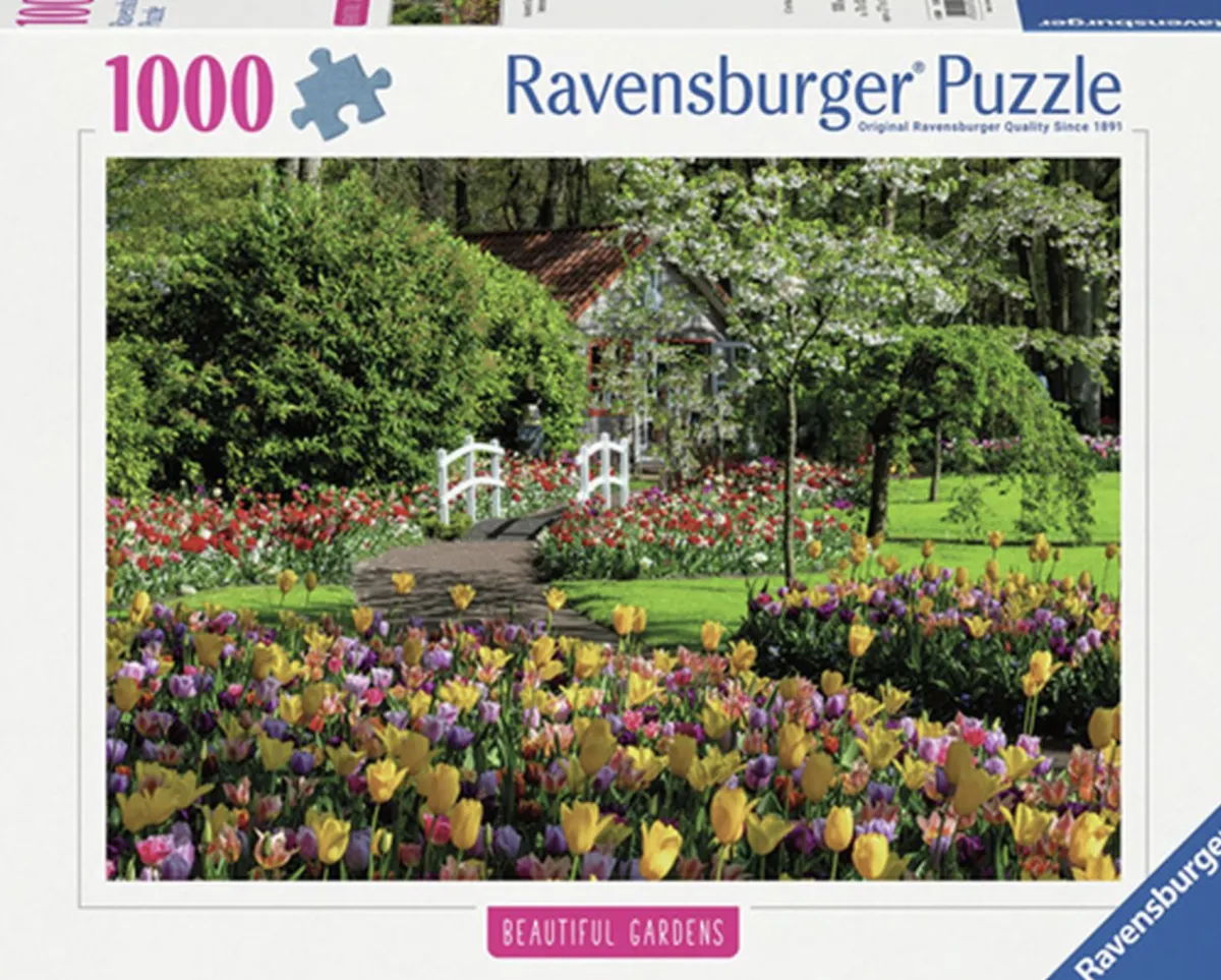 Ravensburger Landschappen|1000-1499<Bloemenpark Keukenhof - puzzel van 1000 stukjes