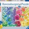 Ravensburger Tekening|100-499<Bloemenregenboog - puzzel van 300 XXL stukjes