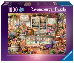 Ravensburger Landschappen|1000-1499<Bloemenwinkel - All Seasons - puzzel van 1000 stukjes