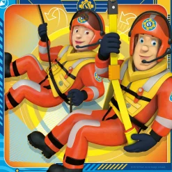 Kinderen Ravensburger Disney, Pixar, Marvel|Tekening<Brandweerman Sam - 3 puzzels van 49 stukjes