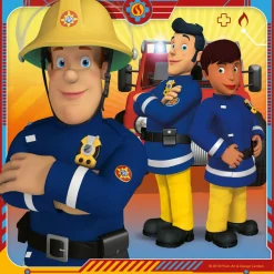 Kinderen Ravensburger Disney, Pixar, Marvel|Tekening<Brandweerman Sam - 3 puzzels van 49 stukjes