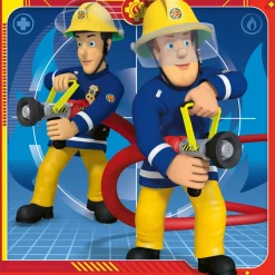 Kinderen Ravensburger Disney, Pixar, Marvel|Tekening<Brandweerman Sam - 3 puzzels van 49 stukjes