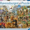 Ravensburger Tekening|Dieren<Chaos in de galerie - puzzel van 1000 stukjes