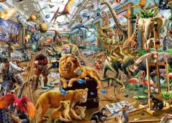 Ravensburger Tekening|Dieren<Chaos in de galerie - puzzel van 1000 stukjes