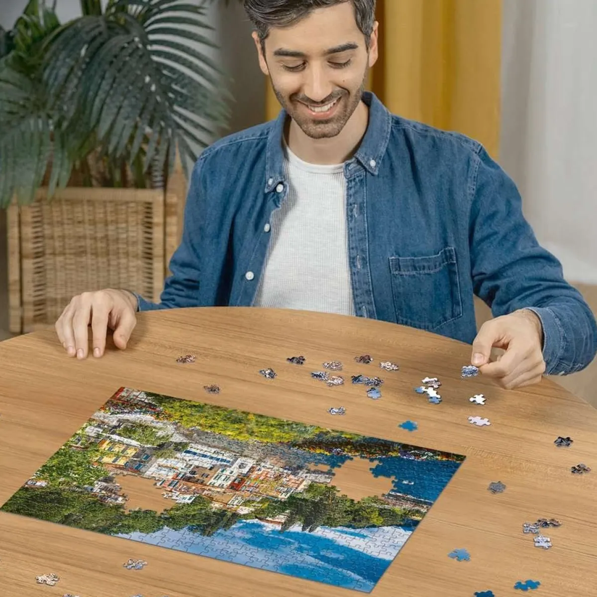Kinderen Ravensburger Landschappen|Legpuzzels<Comomeer in Italië - puzzel van 500 stukjes
