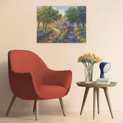 Ravensburger Landschappen|1500-1999<Cottage bij de rivier - puzzel van 1500 stukjes