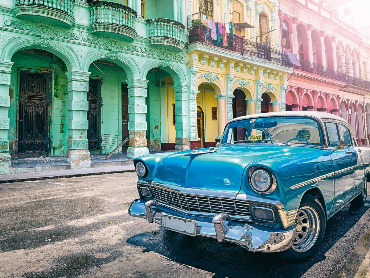 Ravensburger Steden En Gebouwen|1500-1999<Cuba Cars - puzzel van 1500 stukjes