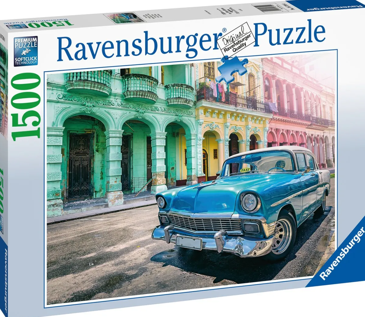Ravensburger Steden En Gebouwen|1500-1999<Cuba Cars - puzzel van 1500 stukjes