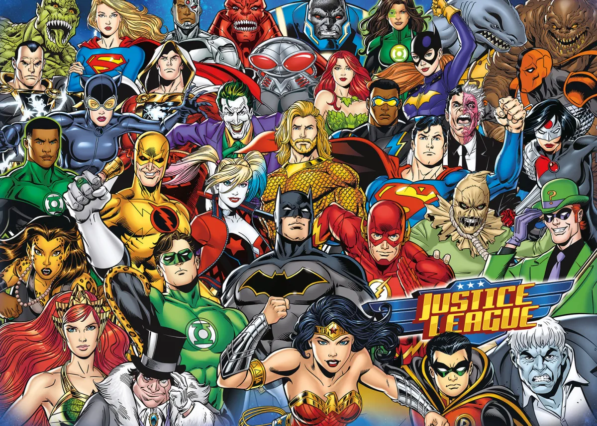 Ravensburger Disney, Pixar, Marvel|1000-1499<DC Comics - Challenge - puzzel van 1000 stukjes