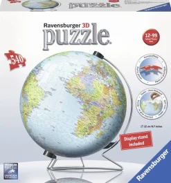 Kinderen Ravensburger 3d Puzzels|Astrologie & Wereldkaarten<De aarde - wereldbol - 500 stukjes
