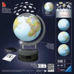 Kinderen Ravensburger 3d Puzzels|Astrologie & Wereldkaarten<De aarde - wereldbol - 540 stukjes