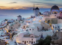 Ravensburger Landschappen|Steden En Gebouwen<De avond in Santorini - 1000 stukjes