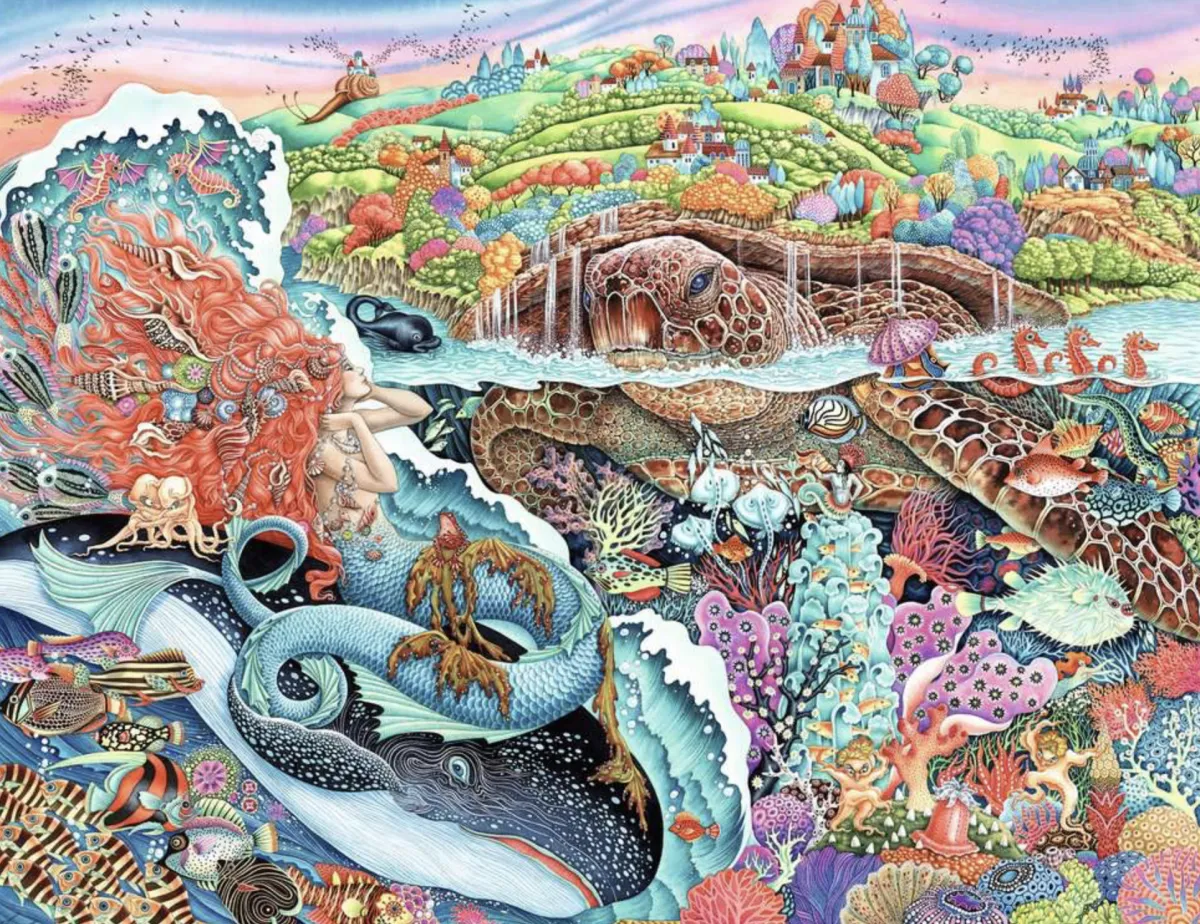 Ravensburger Fantasy|2000 En Meer<De mythe van Thalassa - puzzel van 2000 stukjes