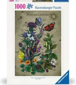 Ravensburger Dieren|1000-1499<De Vlinder - puzzel van 1000 stukjes