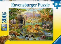 Kinderen Ravensburger Dieren|Legpuzzels<Dieren van de savanne - puzzel van 200 stukjes
