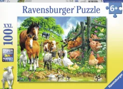 Kinderen Ravensburger Dieren|Legpuzzels<Dierenbijeenkomst - puzzel van 100 stukjes