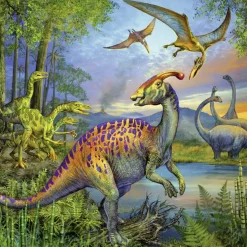 Kinderen Ravensburger Dieren|Legpuzzels<Dinosauriërs - 3 x 49 stukjes