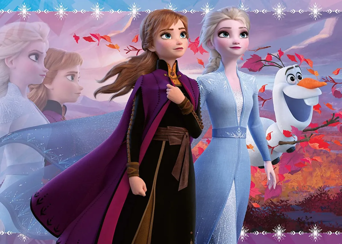 Kinderen Ravensburger Disney, Pixar, Marvel|Legpuzzels<Disney Frozen - Glitter - puzzel van 100 stukjes