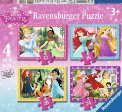 Kinderen Ravensburger Disney, Pixar, Marvel|Legpuzzels<Disney Prinsessen - 12+16 +20 +24 stukjes