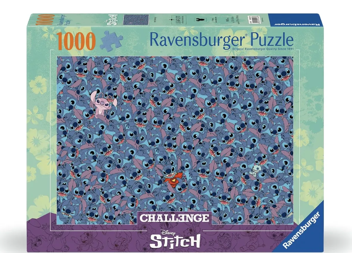 Ravensburger Disney, Pixar, Marvel|1000-1499<Disney Stitch - Challenge - puzzel van 1000 stukjes