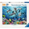 Ravensburger Dieren|500-999<Dolfijnen in het koraalrif - puzzle van 500 stukjes