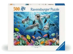 Ravensburger Dieren|500-999<Dolfijnen in het koraalrif - puzzle van 500 stukjes