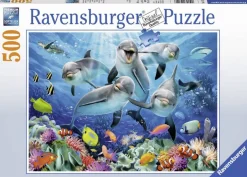 Ravensburger Dieren|500-999<Dolfijnen in het koraalrif - puzzle van 500 stukjes