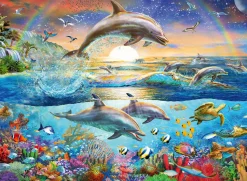 Kinderen Ravensburger Legpuzzels|100-499<Dolfijnenparadijs - 300 stukjes