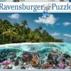 Ravensburger Dieren|Landschappen<Een duik op de Malediven - puzzel van 2000 stukjes
