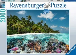 Ravensburger Dieren|Landschappen<Een duik op de Malediven - puzzel van 2000 stukjes