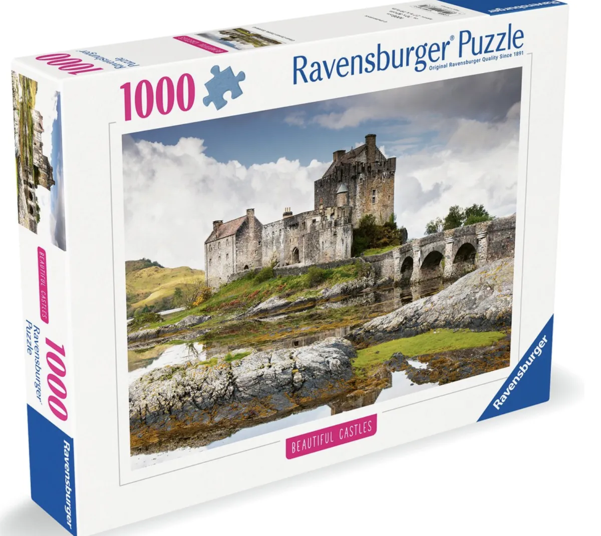 Ravensburger Steden En Gebouwen|1000-1499<Eilean Donan Castle, Scotland - puzzel van 1000 stukjes