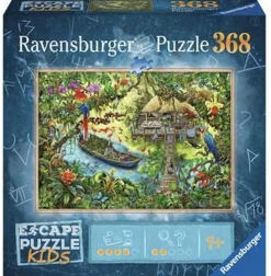 Ravensburger Fantasy|100-499<Escape Puzzel Kids: Jungle - 368 stukjes